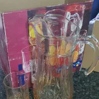 پارچ و لیوان لومینارک فرانسه اصل