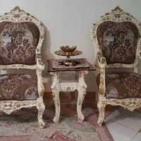مبل استیل ۹نفره به اضافه ناهارخوری ۴نفره|مبلمان خانگی و میز عسلی|تهران, نازی‌آباد|دیوار