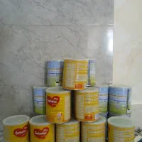 تعدادی قوطی شیرخشک