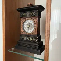 ساعت رو میزی قهوه ای پتینه ای شیک