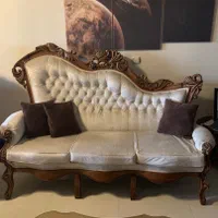 ست مبلمان لاکچری و میز ۱۷ تکه