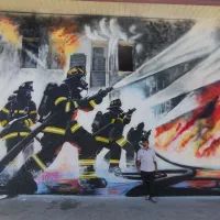 دیوار نویسی نقاشی مهد کودک و مدارس|خدمات پیشه و مهارت|شیراز, باغ تخت|دیوار