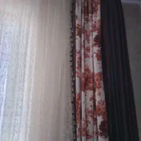 پرده زبرا و پرده والان پذیرایی|پرده، رانر، رومیزی|میانه, |دیوار