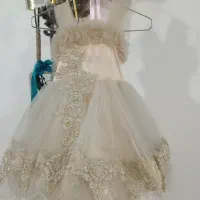 لباس عروس نباتی بچگانه