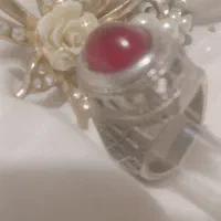 انگشتر  قدیمی با نگین سرخ یاقوتی|جواهرات|رزن, |دیوار