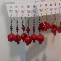 گردنبندوگوشواره یلدایی