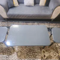میز و گل میز رنگ طوسی