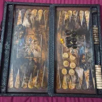 تخته نرد تمام چرم|کلکسیون و سرگرمی|بیرجند, |دیوار