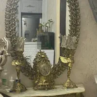 اینه شمعدان برنز|آینه|باقرشهر, |دیوار