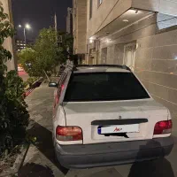 پراید سفید مدل ۱۳۸۰
