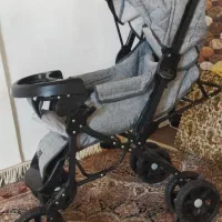 تخت و کالسکه بچه در حد نو