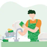 کارگر ظرفشور