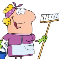 خانم جهت نظافت منزل