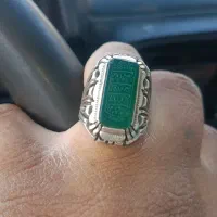 انگشتر نقره خط