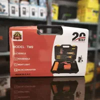 کمپرسور فندکی و برق شهری با کیت پنچرگیری بیست