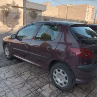 پژو ۲۰۶ تیپ ۲ رنگ گیلاسی مدل ۹۵|خودرو سواری و وانت|فردیس, شهرک اسکویی|دیوار