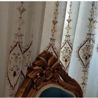 تخت خواب گهواره ای و پرده پذیرایی|اسباب و اثاث بچه|مشهد, حسابی جنوبی|دیوار