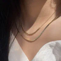 گردنبند و دستبند ماری استیل رنگ ثابت|بدلیجات|قم, حنیف نژاد|دیوار