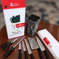 سرویس ۸ پارچه چاقو آشپزخانه گوزن نشان