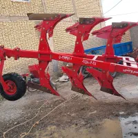 گاوآهن سه خیش دوطرفه با چرخ لاستیکی|ماشینآلات صنعتی|دیواندره, |دیوار