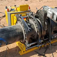 جوشکاری لوله پلی اتیلن سایز 90به بالا