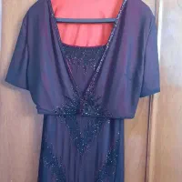 پیراهن مجلسی با آستر و رویه تور|لباس|بروجن, |دیوار