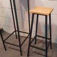 چهارپایه فلزی کافه ای