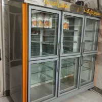 یخچال شیش درب و فریزر بستنی درحد نو