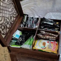 ی ابچکان چوبی .وی باکس پذیرایی.