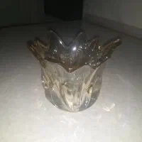 حباب لوستر شکل لاله رنگ شامپاینی