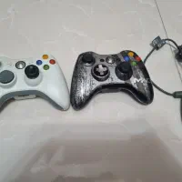 دو عدد دسته xbox 360 به همراه رسیور کامپیوتر