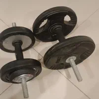 فروش دمبل دور لاستیک|تجهیزات ورزشی|گرگان, |دیوار