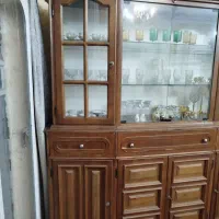 بوفه و ویترین چوب گردو|بوفه، ویترین، کنسول|شیراز, دشت چنار|دیوار