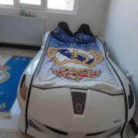 تخت ماشینی بوگاتی با چراغ خواب مدل چراغ راهنمایی|تخت و سرویس خواب|کرمانشاه, |دیوار