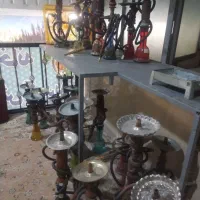 قلیان جا افتاده قهوه خانه