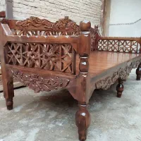 تخت سنتی تماما هنردست|صندلی و نیمکت|چهارباغ, |دیوار