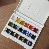 آبرنگ ۱۸ رنگ افرا