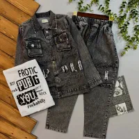 تولیدی پوشاک بچگانه کت شلوارلی۳تیکه پسرانه شب عید