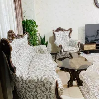 مبل سلطنتی استیل چوب راش|مبلمان خانگی و میز عسلی|رشت, گلسار|دیوار