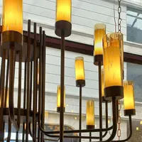 لوستر فلزی حبابدار