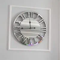 ساعت دیواری آینه ای  لوکس هایکو گرد