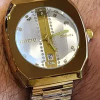 ساعت طرح رادو  رنگ ثابت تقویم دار