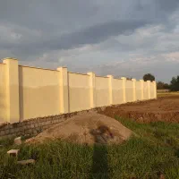 سیمان کاری آستر و پودر خاک. سفید کاری