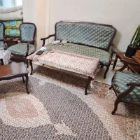 مبل استیل مینیمال، چوب گردو