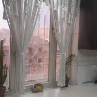 پرده مکرومه مناسب پنجره و بالای تخت|پرده، رانر، رومیزی|خرمآباد, |دیوار