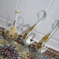 جا شمعی و گلاب ریز قدیمی