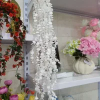 ریسه و گلدان ریسه ای|گل مصنوعی|اهواز, گلستان|دیوار