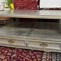 ست میز تلوزیون و غذاخوری و جلو مبلی