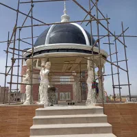 ورودی طراحی باغ عروس آلاچیق آبنما ستون|مصالح و تجهیزات ساختمان|اردبیل, |دیوار