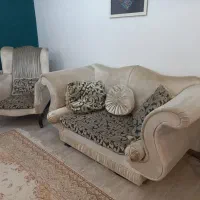 مبل ۷ نفره شرکتی همراه با میز جلو مبل